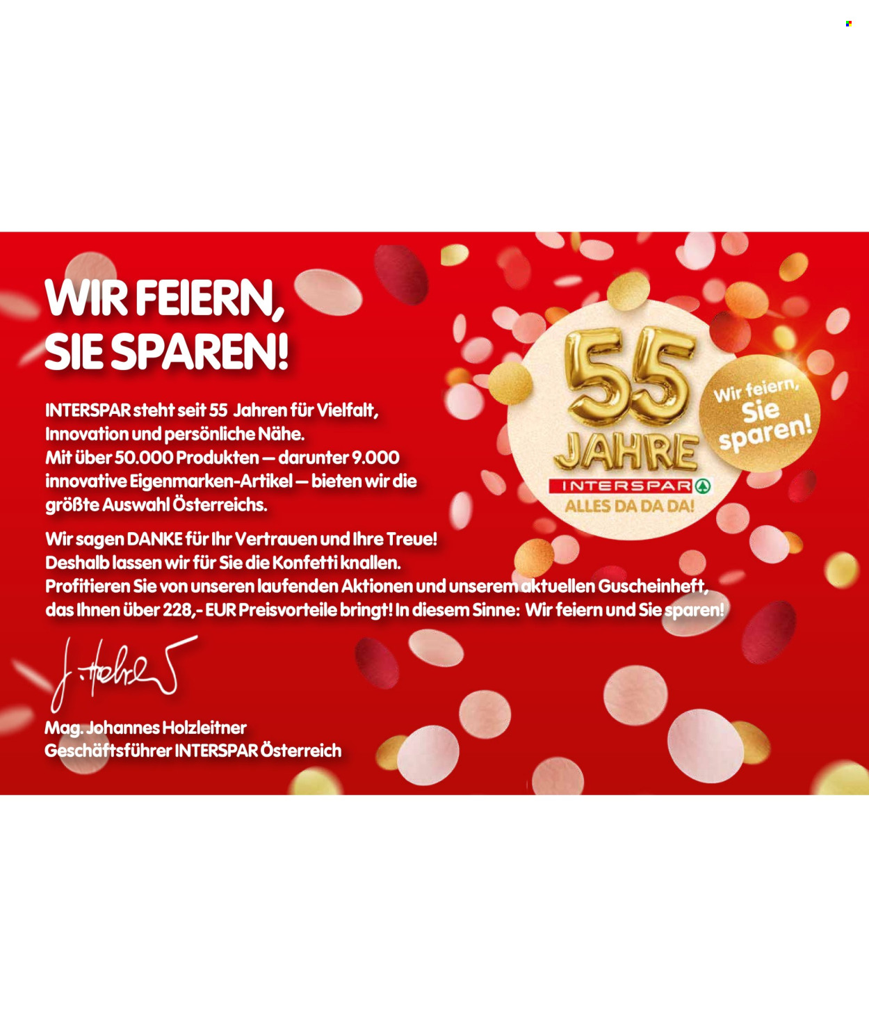 Leták INTERSPAR - 5.6.2025 - 17.6.2025. Strana 2