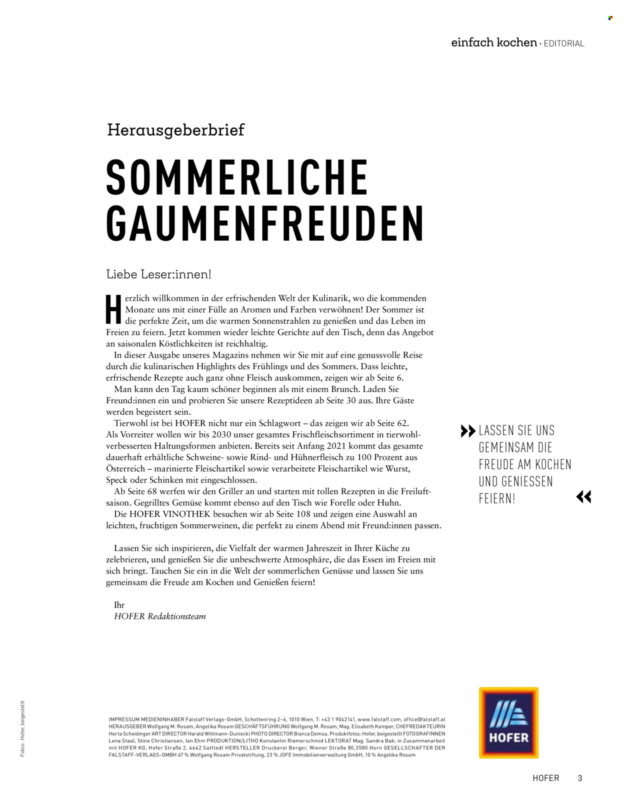 Angebote Hofer. Seite 3