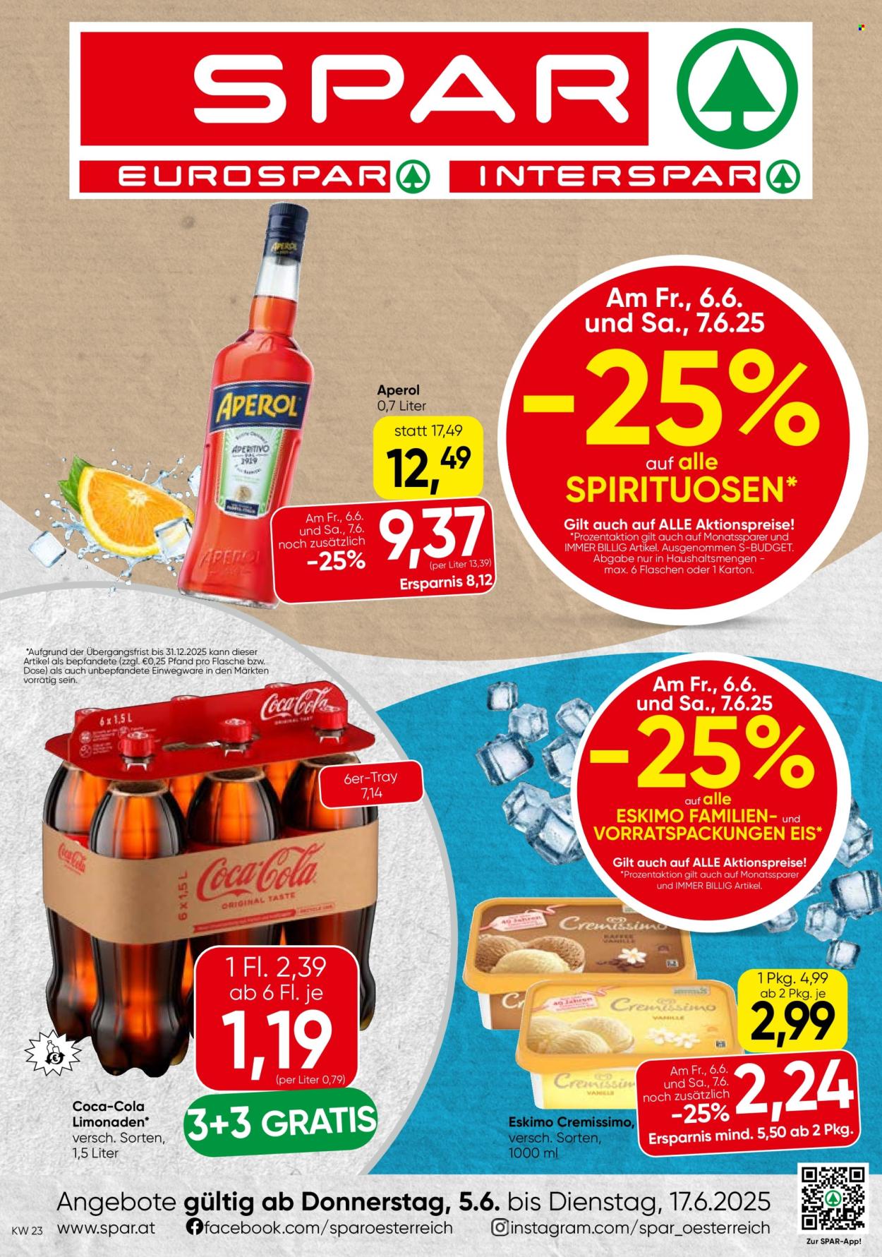 Leták INTERSPAR - 5.6.2025 - 17.6.2025. Strana 1