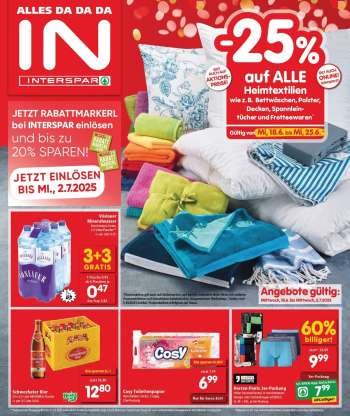 Angebote INTERSPAR - 18.6.2025 - 2.7.2025.