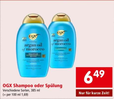 OGX Shampoo oder Spülung