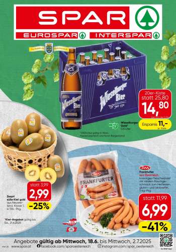 Angebote SPAR - 18.6.2025 - 2.7.2025.