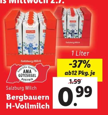 Bergbauern H-Vollmilch