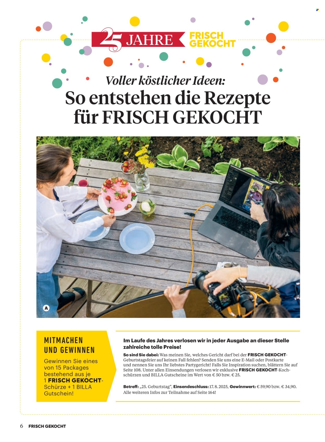 Angebote Billa - 1.7.2025 - 31.8.2025. Seite 6