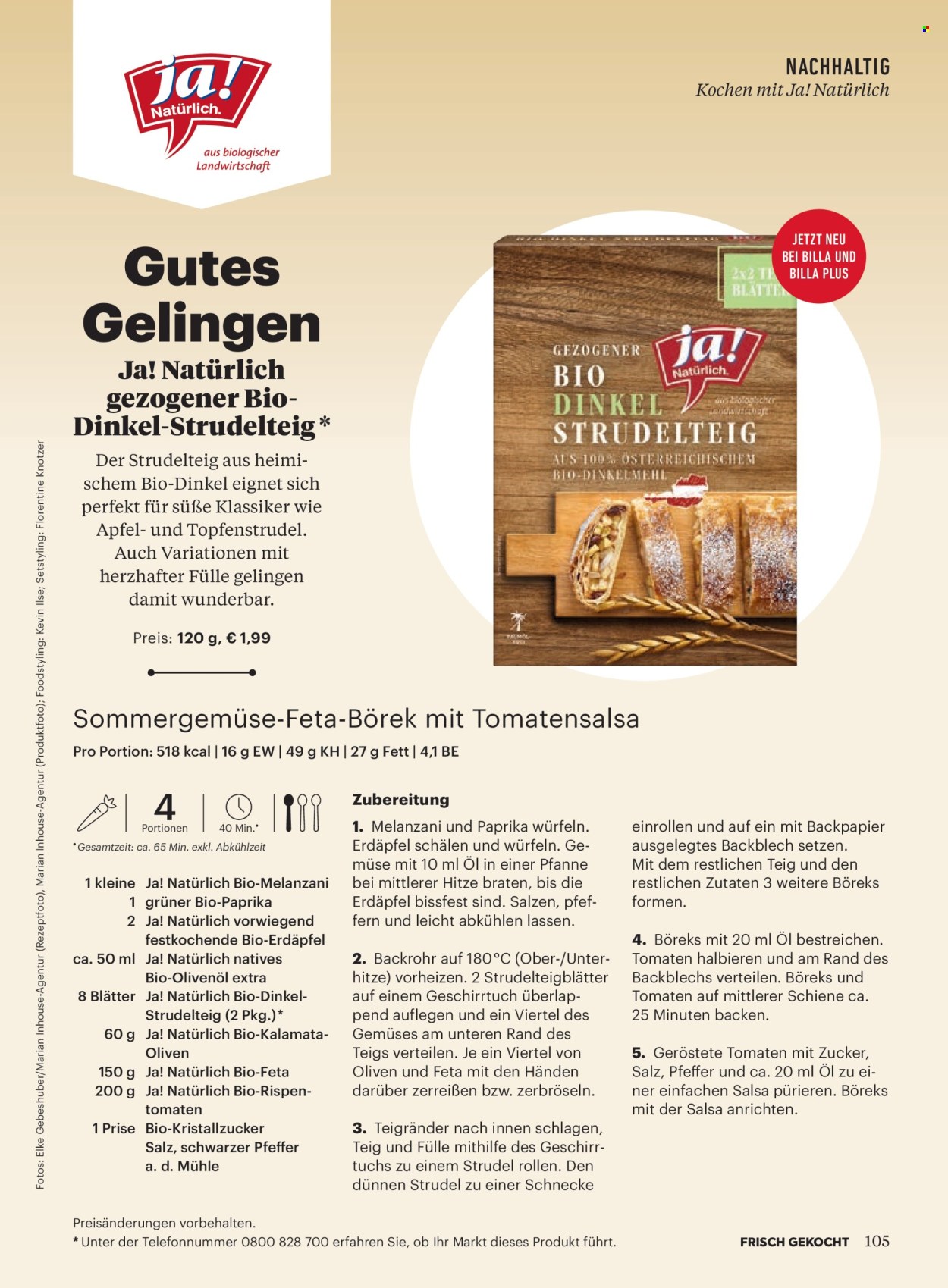Angebote Billa - 1.7.2025 - 31.8.2025. Seite 105