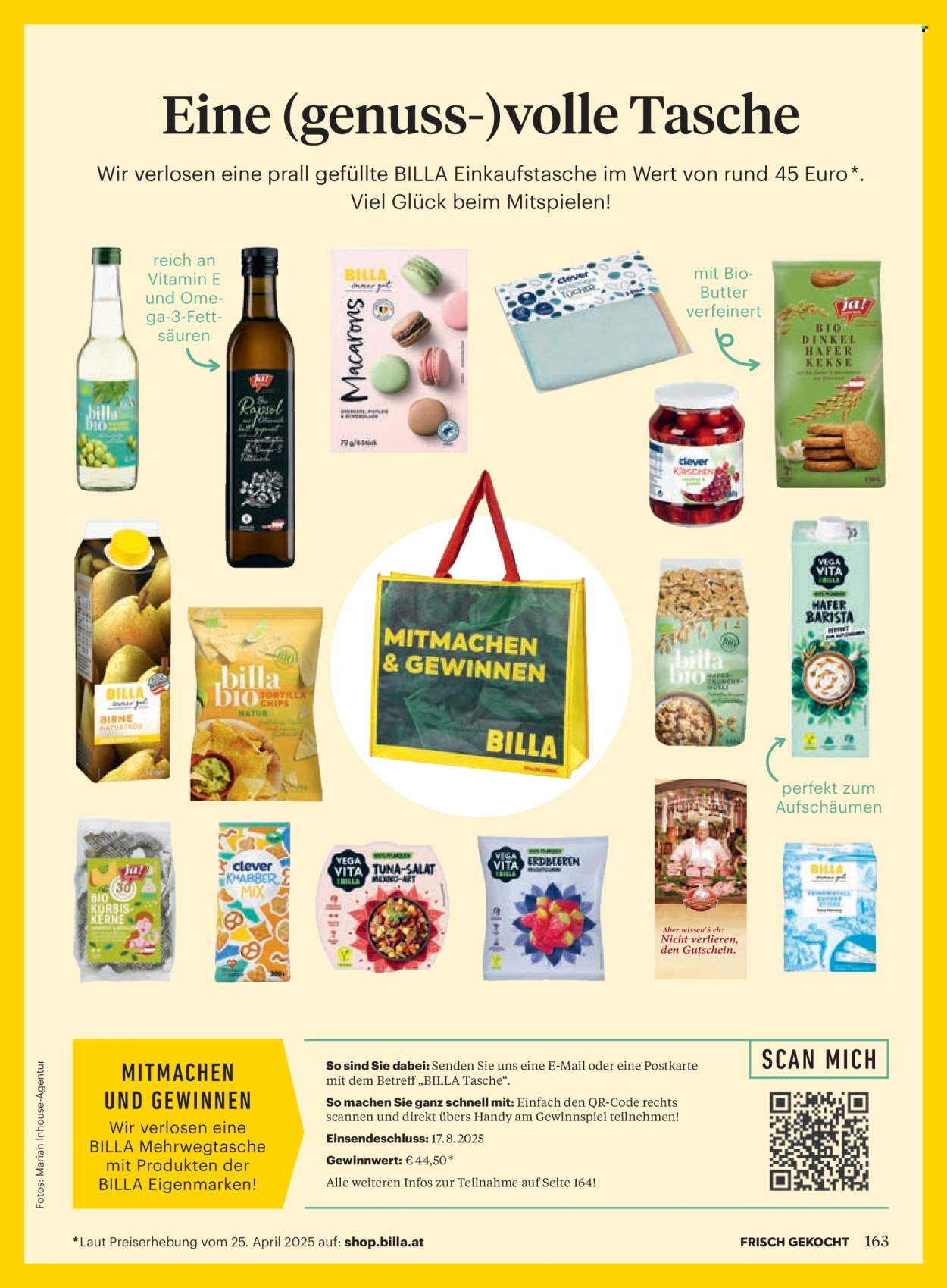 Angebote Billa - 1.7.2025 - 31.8.2025. Seite 163