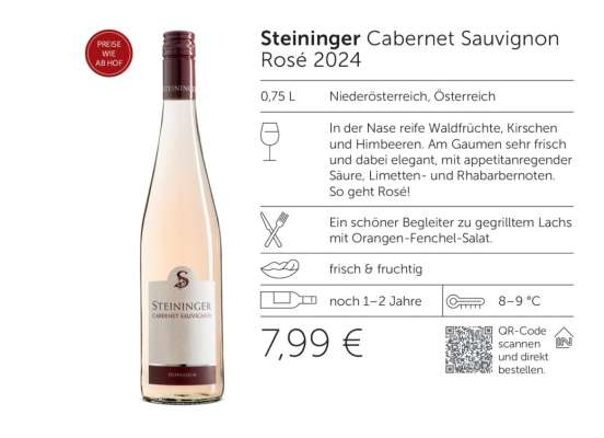 Steininger Cabernet Sauvignon Rosé 2024