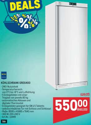 KÜHLSCHRANK GREG400
