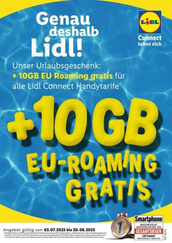 Angebote Lidl - 3.7.2025 - 20.8.2025.