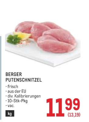 Berger Putenschnitzel