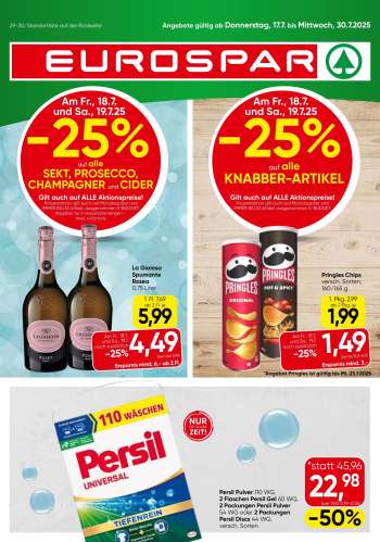 Angebote EUROSPAR - 17.7.2025 - 30.7.2025.