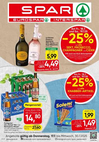 Angebote SPAR - 17.7.2025 - 30.7.2025.