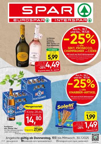 Angebote SPAR - 17.7.2025 - 30.7.2025.