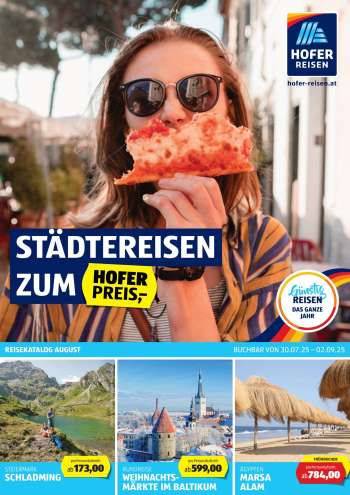 Angebote Hofer - 30.7.2025 - 2.9.2025.