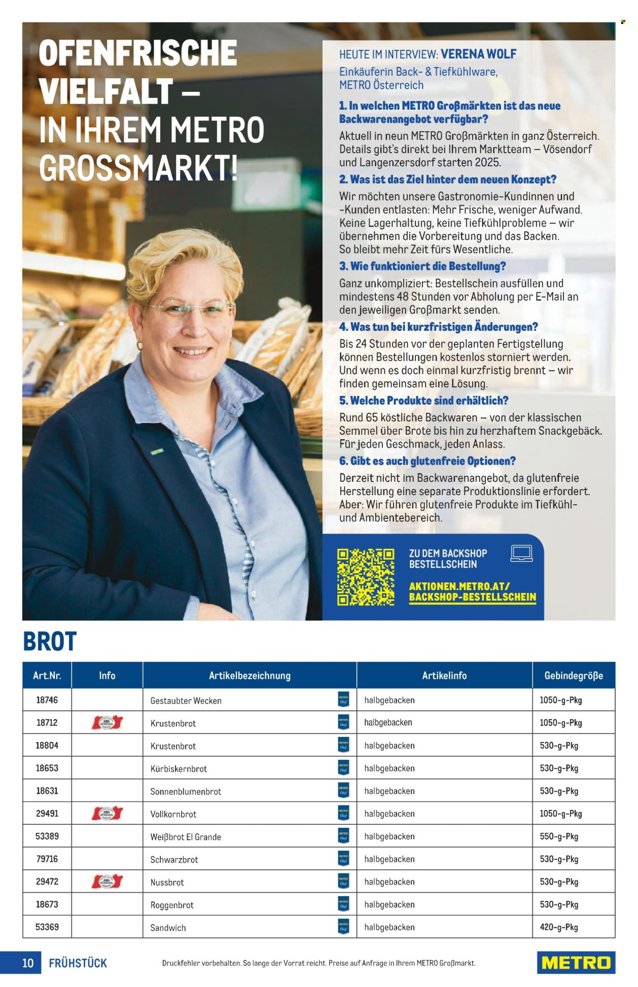 Angebote Metro. Seite 10