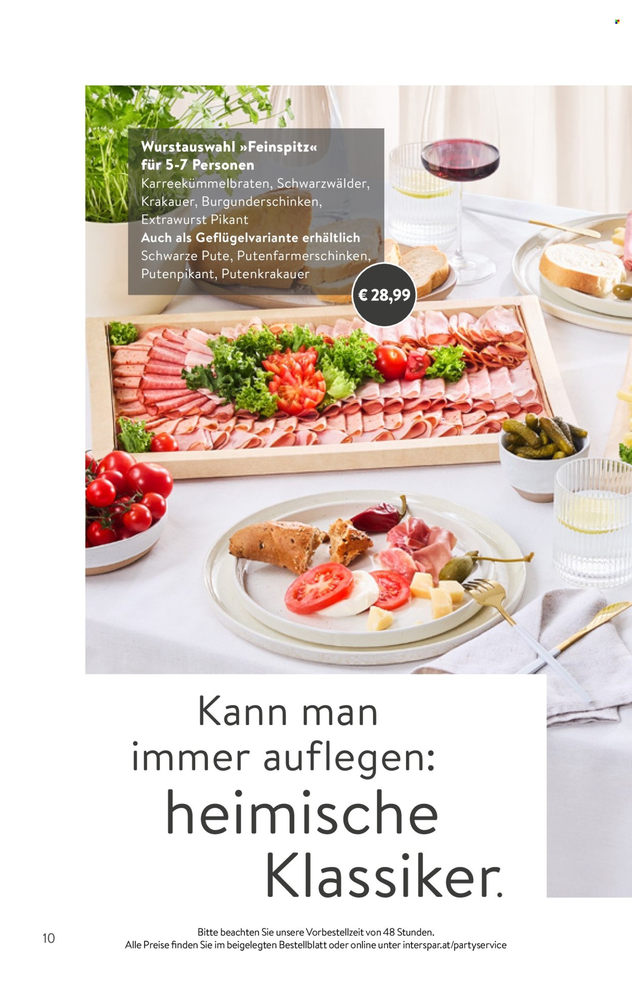 Leták INTERSPAR. Strana 10