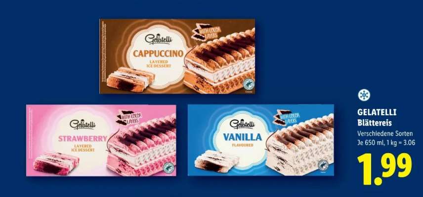 GELATELLI Blättereis