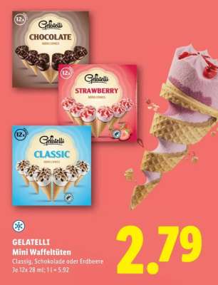 Gelatelli Mini Waffeltüten