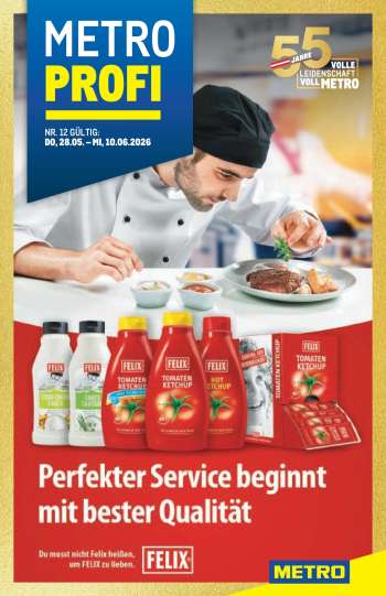Angebote Metro - 28.5.2026 - 10.6.2026.