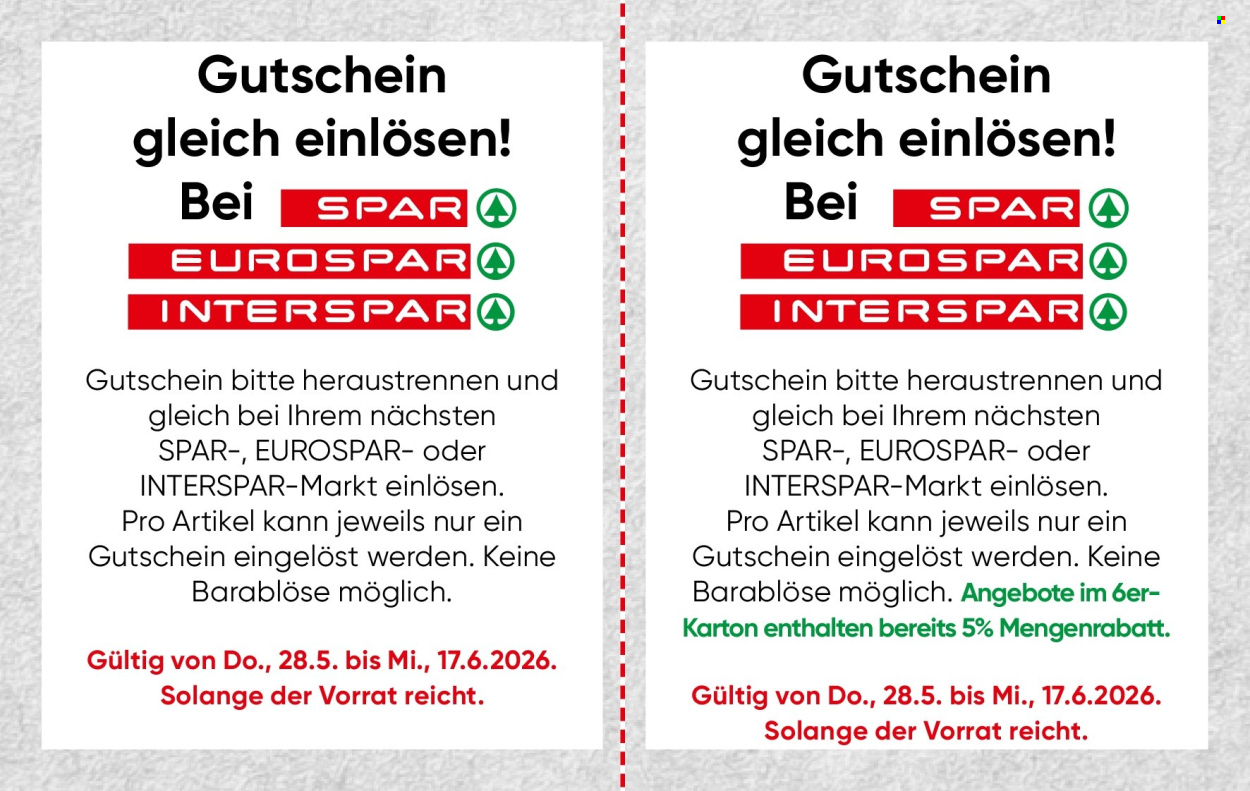 Leták EUROSPAR - 28.5.2026 - 17.6.2026. Strana 18