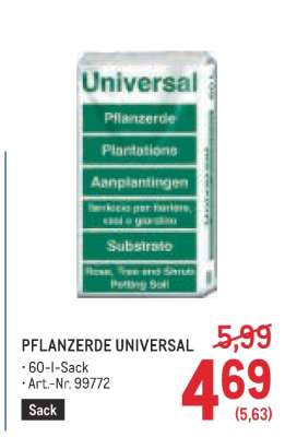 PFLANZERDE UNIVERSAL