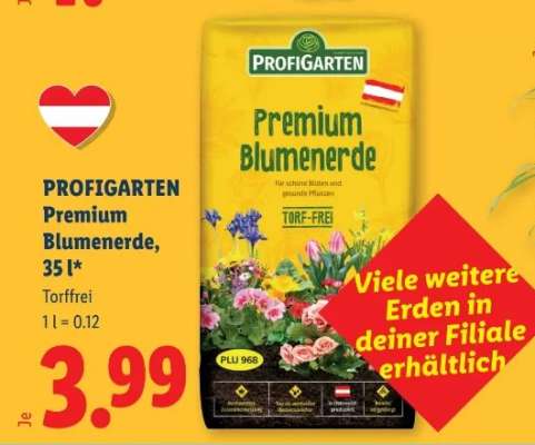 PROFIGARTEN Premium Blumenerde, 35 l