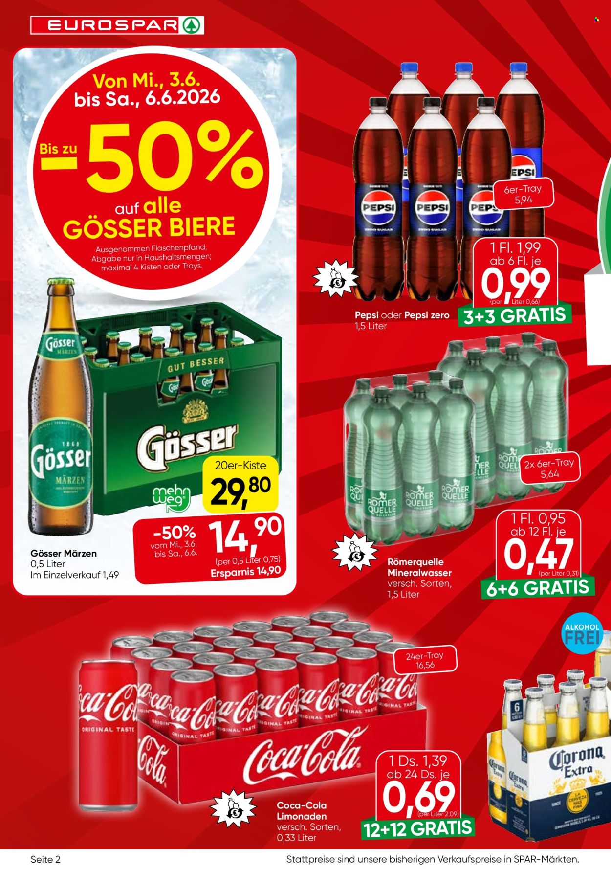 Leták EUROSPAR - 3.6.2026 - 17.6.2026. Strana 2