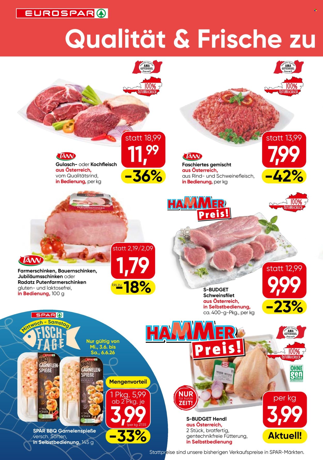 Leták EUROSPAR - 3.6.2026 - 17.6.2026. Strana 4