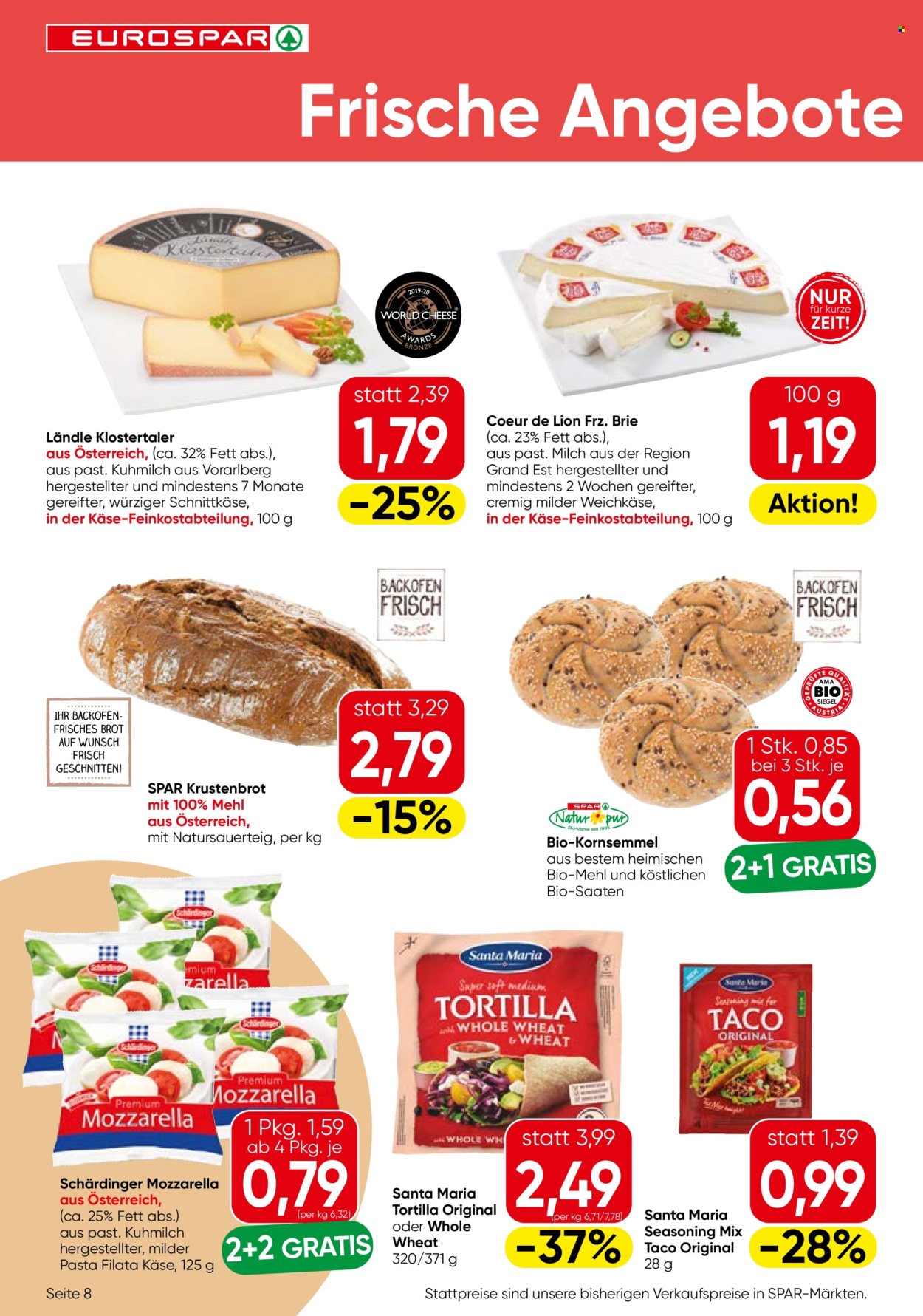 Leták EUROSPAR - 3.6.2026 - 17.6.2026. Strana 8