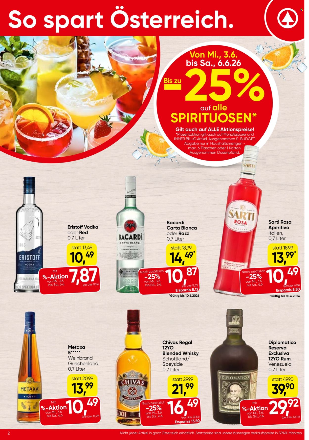 Leták EUROSPAR - 3.6.2026 - 17.6.2026. Strana 2