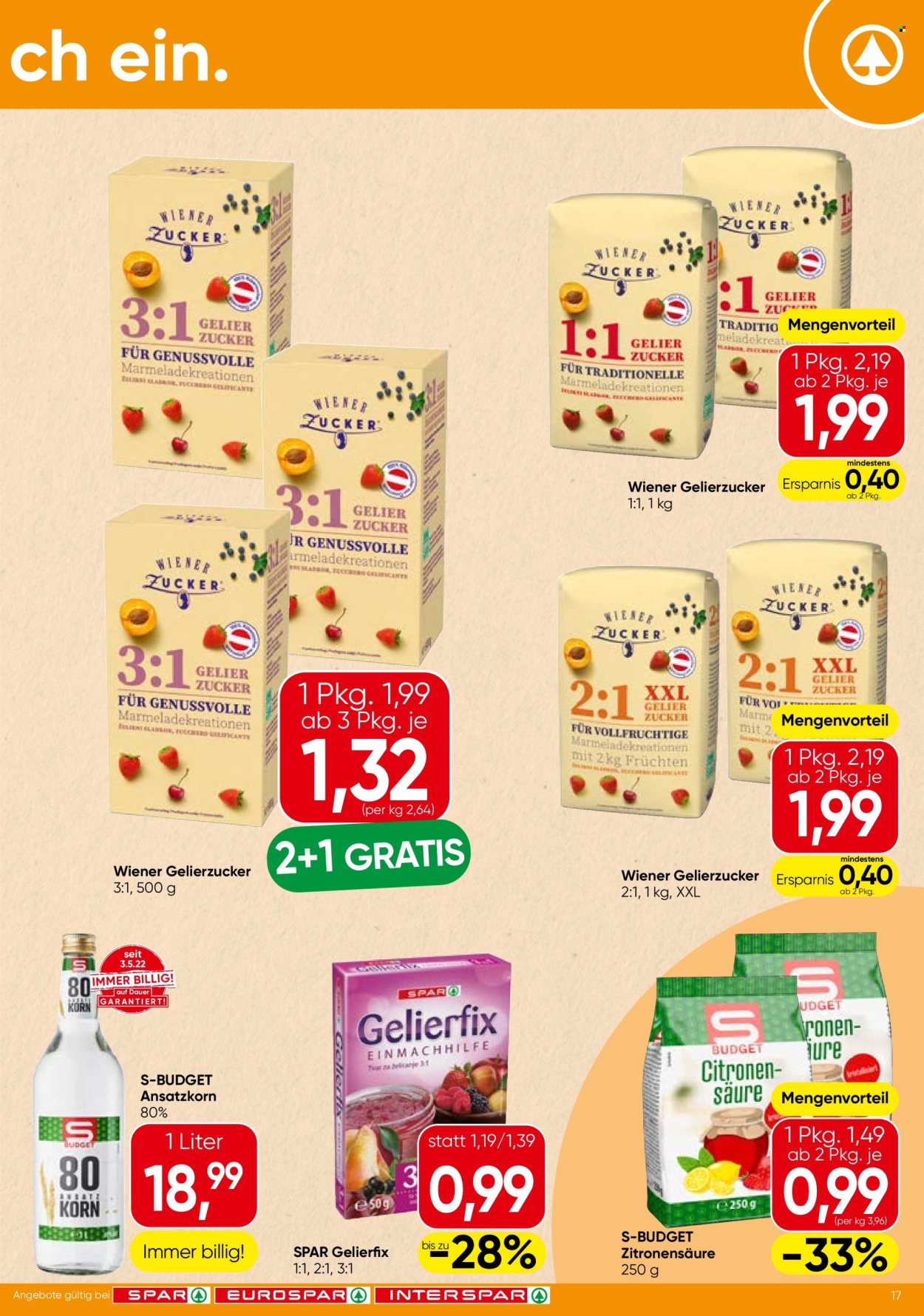Leták INTERSPAR - 3.6.2026 - 17.6.2026. Strana 17