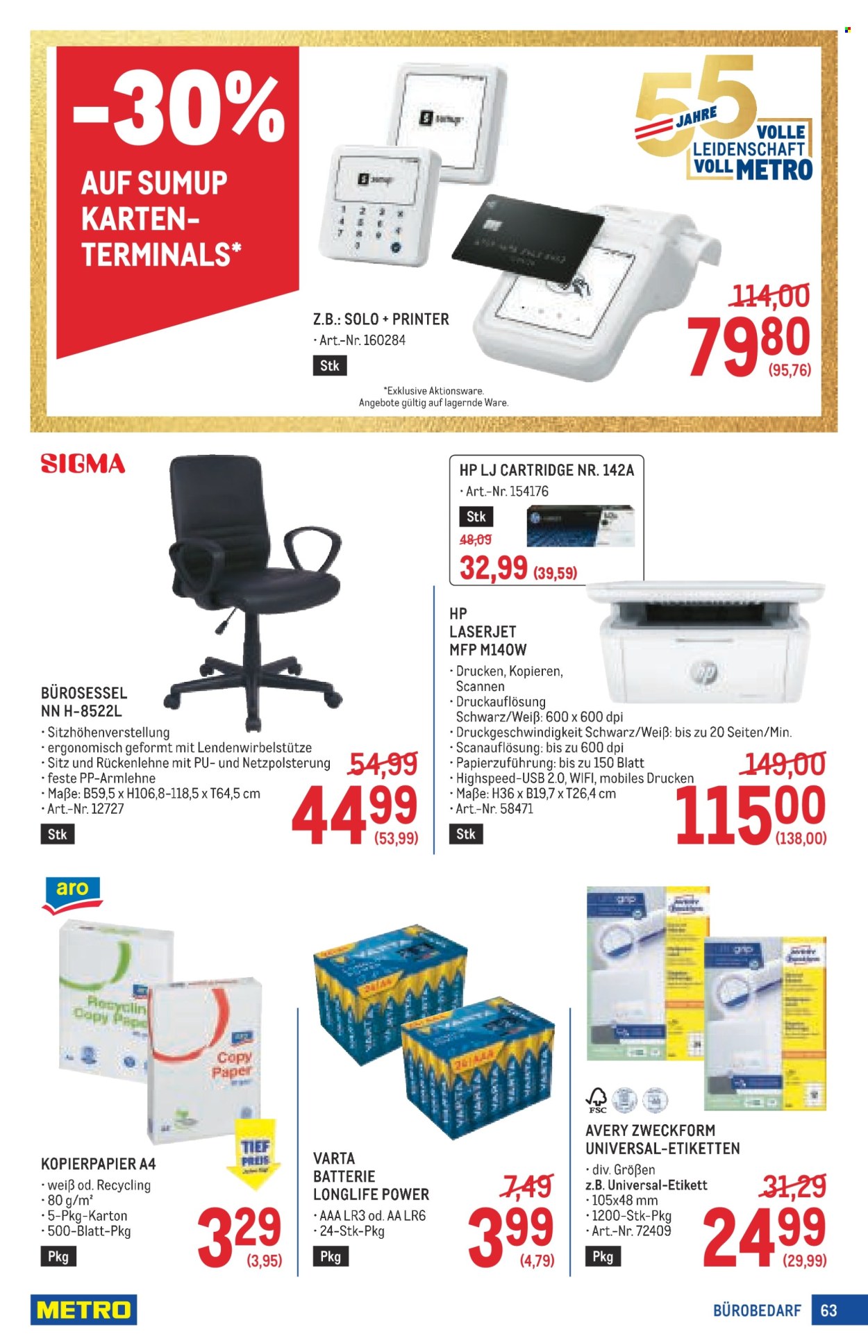 Angebote Metro - 11.6.2026 - 24.6.2026. Seite 63