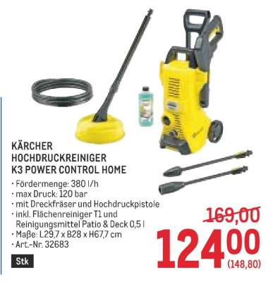 KÄRCHER HOCHDRUCKREINIGER K3 POWER CONTROL HOME