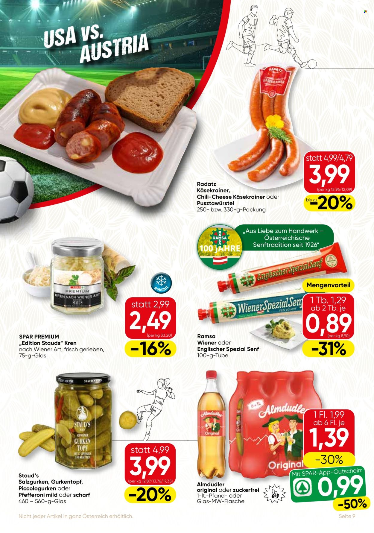 Leták SPAR - 3.6.2026 - 17.6.2026. Strana 9