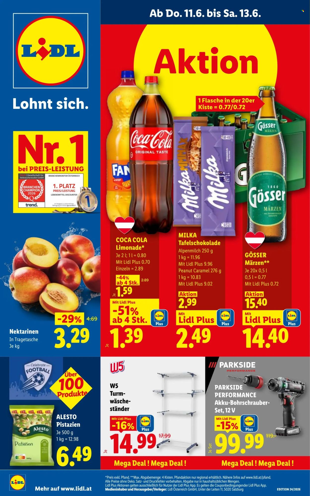 Angebote Lidl - 11.6.2026 - 17.6.2026. Seite 1
