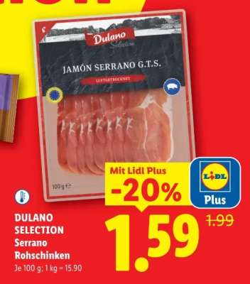 Dulano Selection Serrano Rohschinken