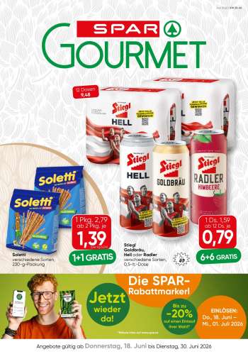 Angebote SPAR - 18.6.2026 - 30.6.2026.
