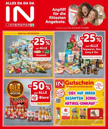 Angebote INTERSPAR - 11.6.2026 - 17.6.2026.