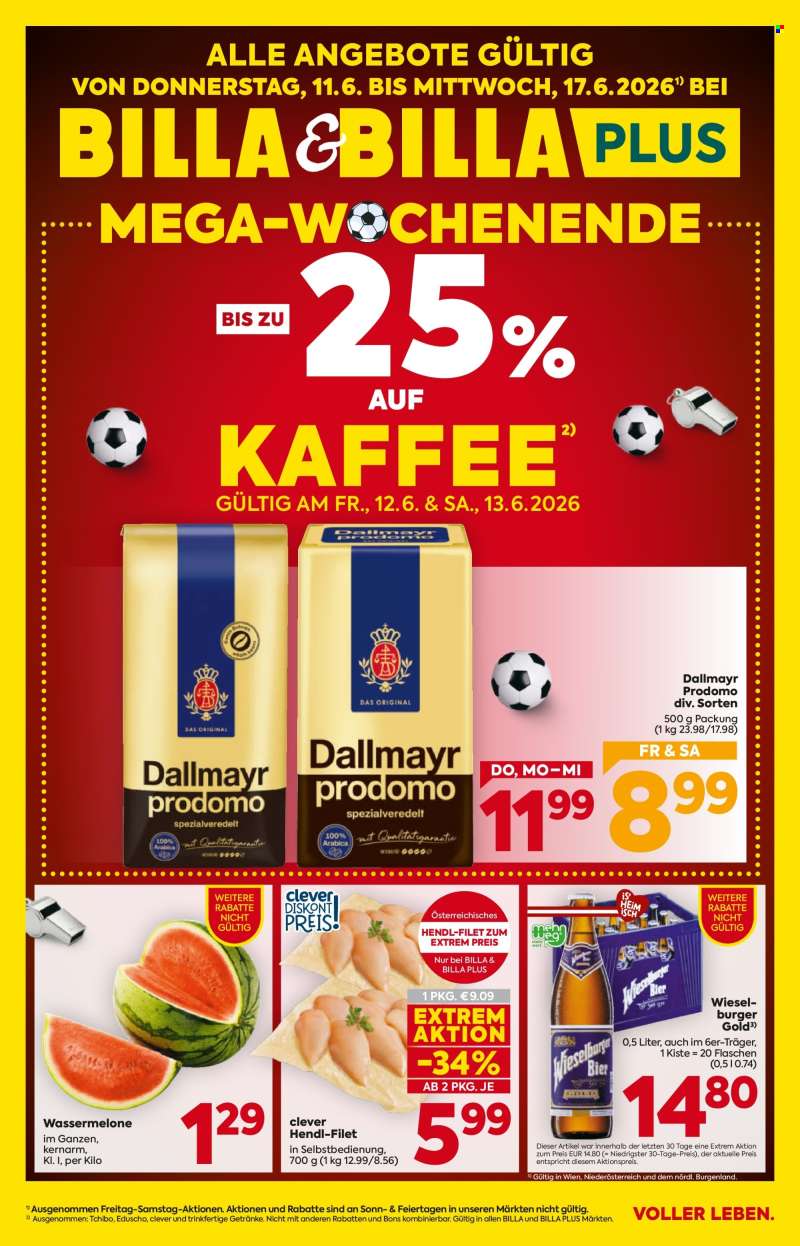 Angebote Billa - 11.6.2026 - 17.6.2026.
