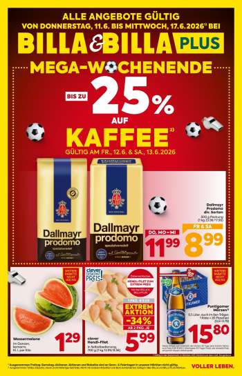 Angebote Billa - 11.6.2026 - 17.6.2026.