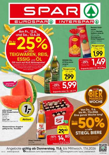 Angebote EUROSPAR - 11.6.2026 - 17.6.2026.