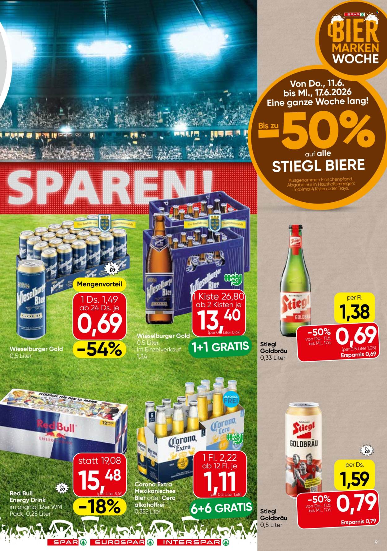 Leták EUROSPAR - 11.6.2026 - 17.6.2026. Strana 9