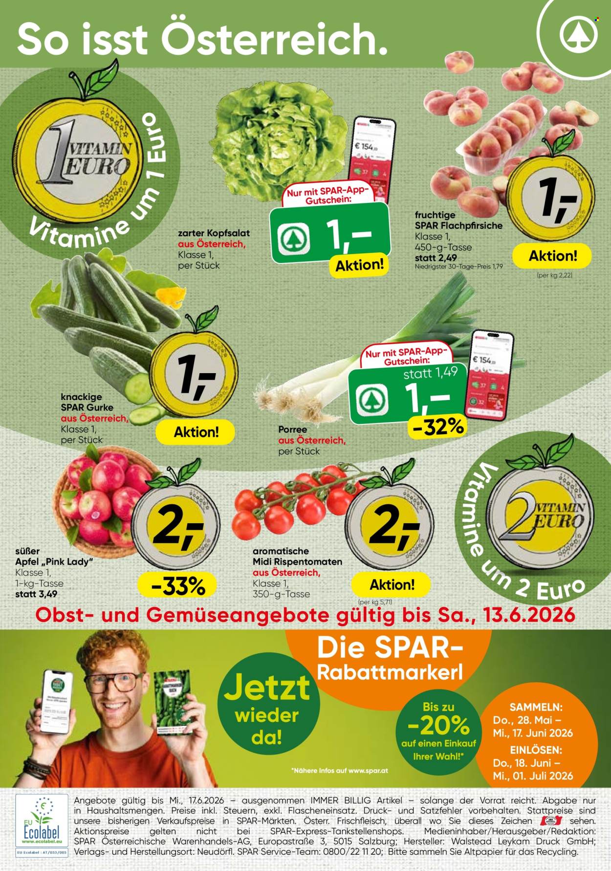 Leták INTERSPAR - 11.6.2026 - 17.6.2026. Strana 16