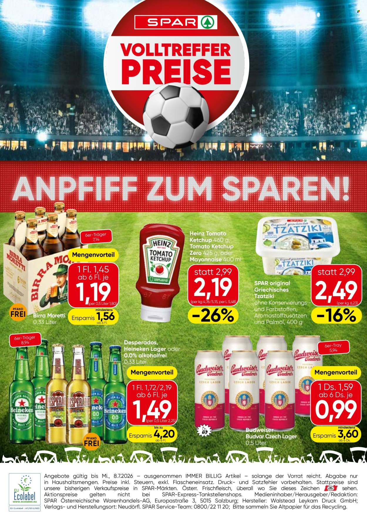 Leták INTERSPAR - 11.6.2026 - 8.7.2026. Strana 4
