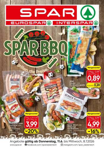 Angebote EUROSPAR - 11.6.2026 - 8.7.2026.