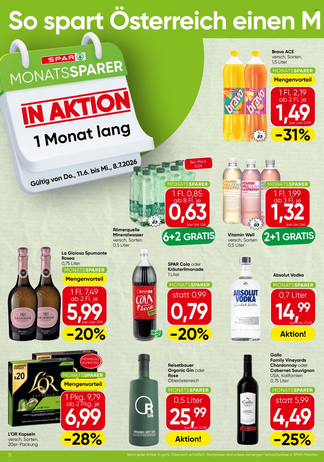 Leták SPAR - 11.6.2026 - 8.7.2026. Strana 3
