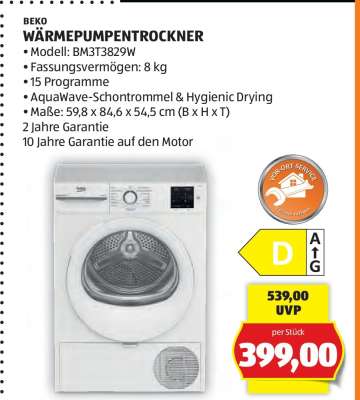 WÄRMEPUMPENTROCKNER