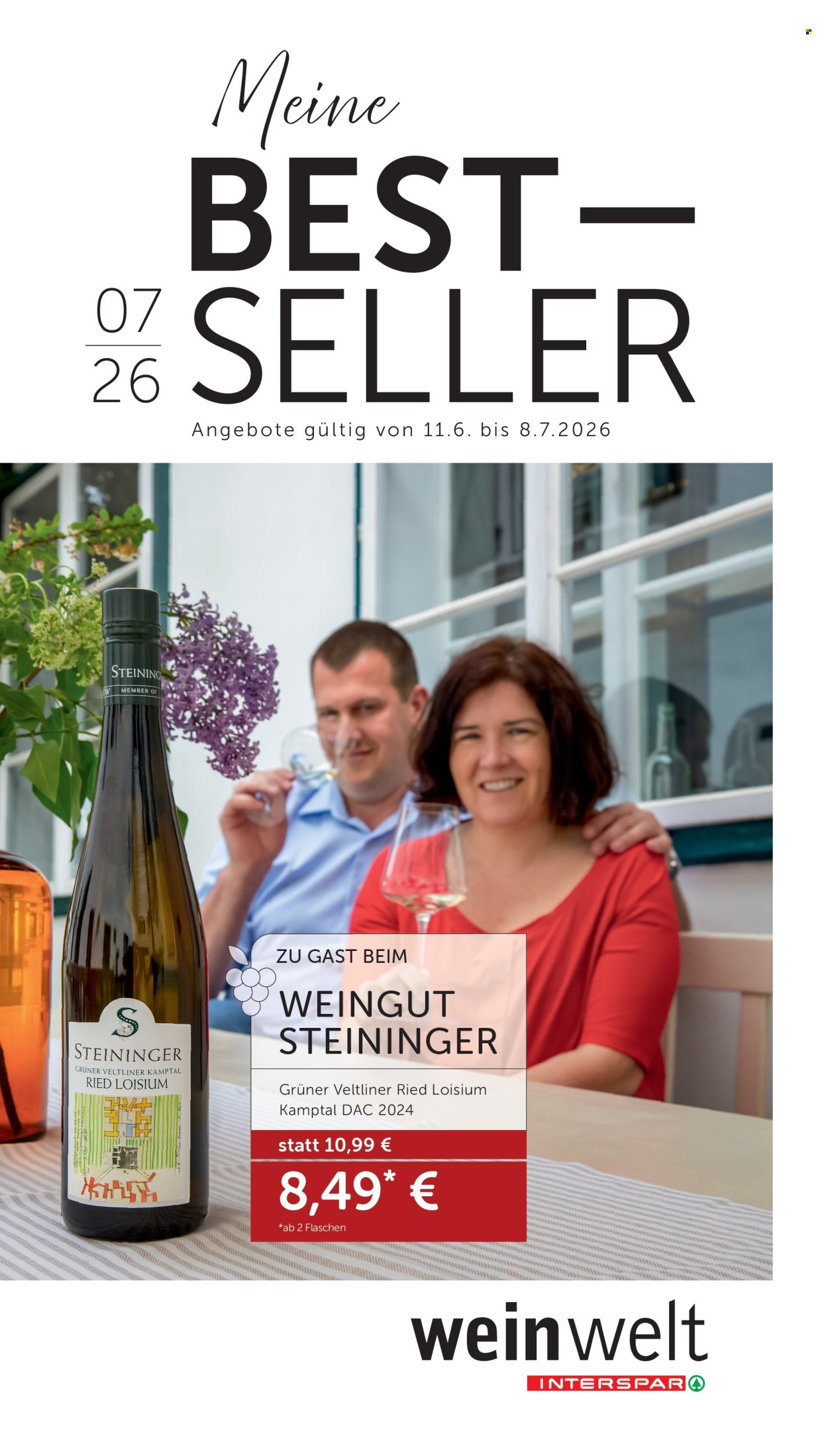 Angebote INTERSPAR - 11.6.2026 - 8.7.2026. Seite 1