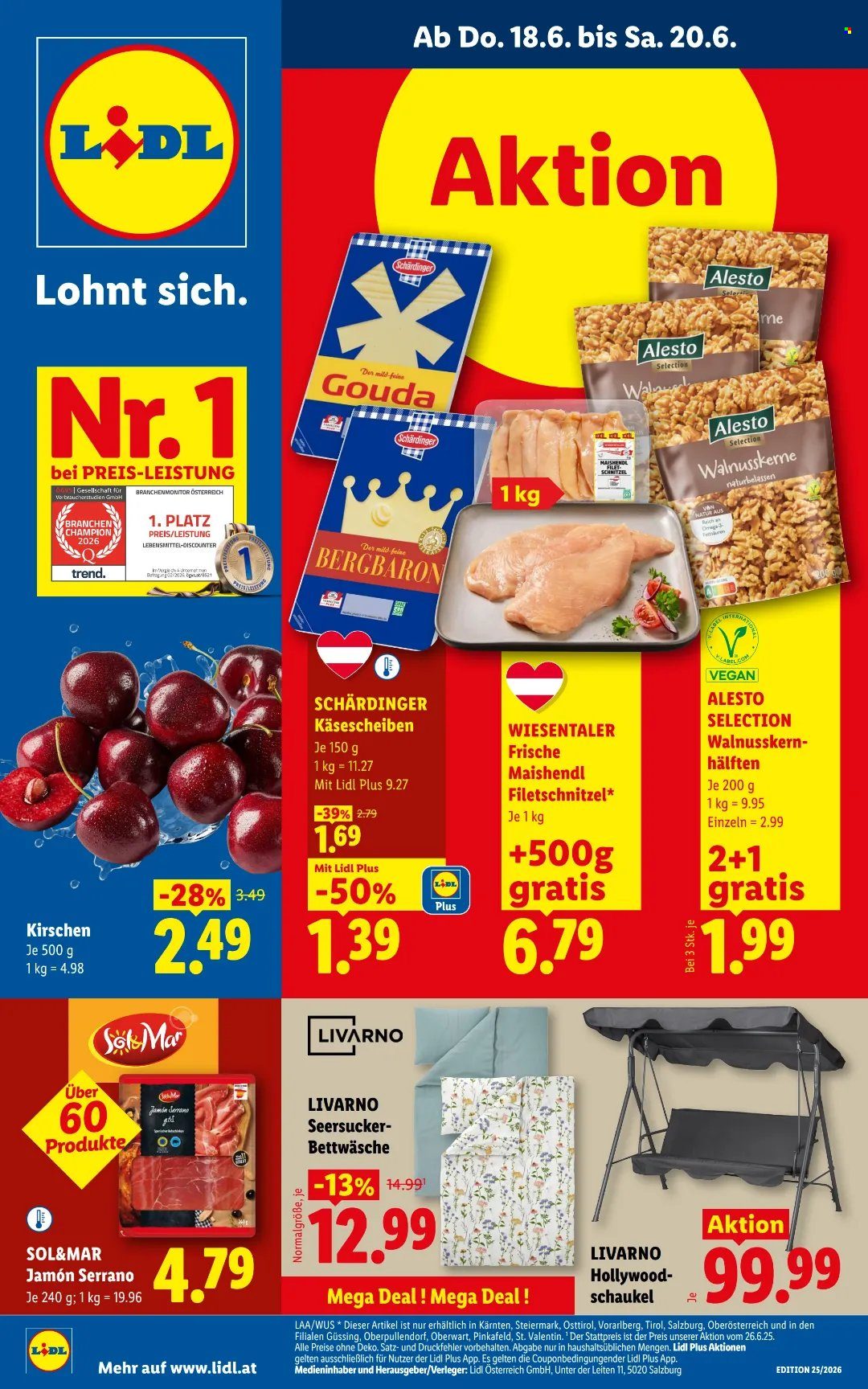 Leták Lidl - 18.6.2026 - 24.6.2026. Strana 1