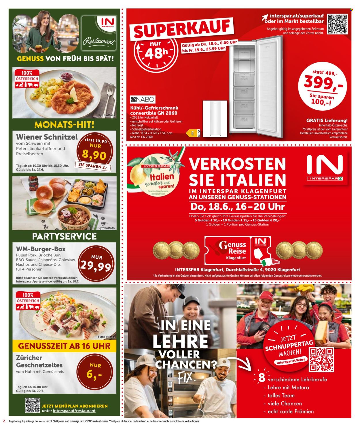 Leták INTERSPAR - 18.6.2026 - 30.6.2026. Strana 2